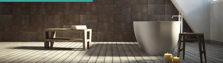 Overzicht met tips over het kiezen en onderhouden van badkamer tegels in verschillende stijlen