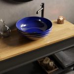 Moderne keramische waskom voor badkamer met elegant design
