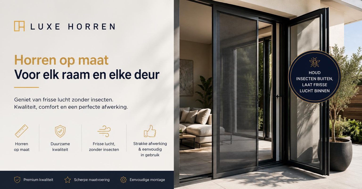 Enkele of dubbele plissé hordeur vergelijking voor moderne woningen met geplooide gaas systeem